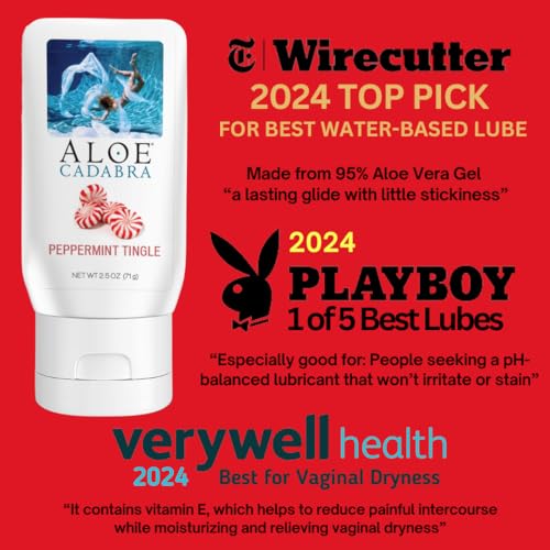 Aloe Cadabra ALO-6457 Flavored Personal Lubricant And Vaginal Moisturizer, Organic Edible Aloe Lube thumb #1