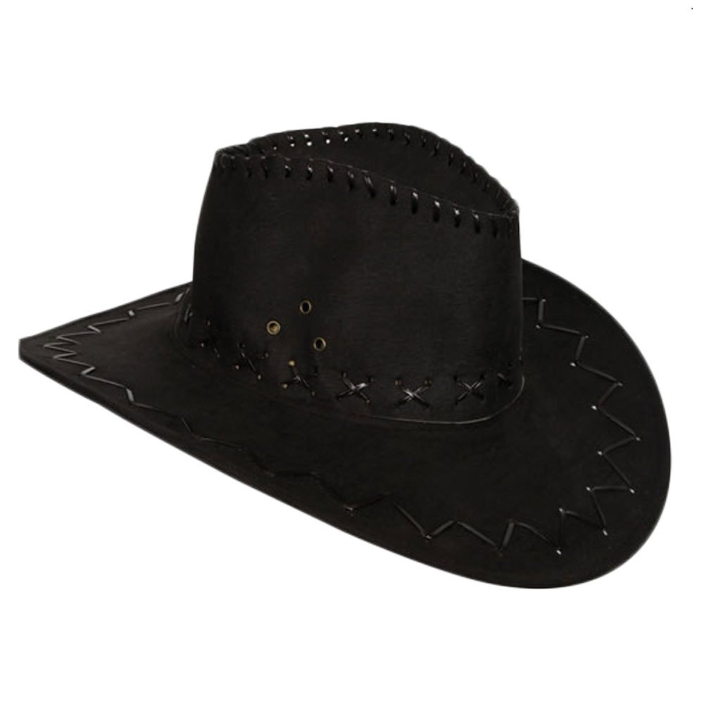 Toocool – Sombrero de Cowboy Cowgirl - Sombrero de gamuza ideal para fiestas de carnaval [beige]