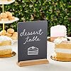 6 Pack Mini Chalkboard Signs with Stand for Table Decorations, Restaurant Food Display, Message Boards, Small Business, Wedding, Banquet, Coffee Shop (6 x 8 Inches)