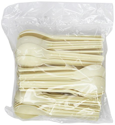 EcoSource Plant Starch Cutlery, Spoon, 1000-Count Case