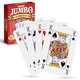 Kangaroo Extra Large Jumbo Size Playing Cards 8 x 11 Inch - Giant Deck of 52 Large Card for Kids & Adults - Fun Educational Card Games for Kids - Party Games & Classroom Learning Casino Big Cards