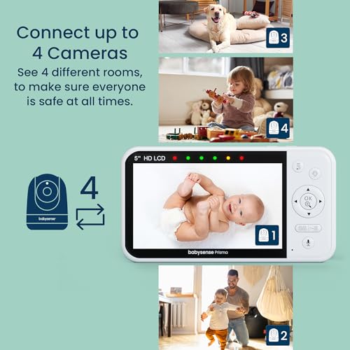 Babysense Prisma 5-inch Dual-Camera Video Baby Monitor (No Wi-Fi) — view 7
