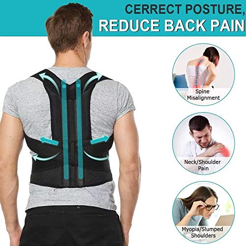 Correcteur de posture réglable Smalt S structure renforcée pour alignement de la clavicule - 2