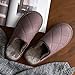 Flip Flop-GQ Pantoufles d'hiver en Coton Pantoufles imperméables et Chaudes pour l'intérieur-42-43_Café