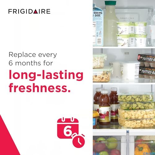 FRIGIDAIRE PAULTRA2 Pure Air Ultra II Refrigerator Air Filter with Carbon Technology to Absorb Food Odors, 3.8 Inch x 1.8 Inch, White - 3
