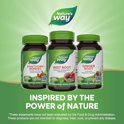 Nature's Way - Raiz Beterraba 500 mg. - 100 Cápsulas vegetarianas
