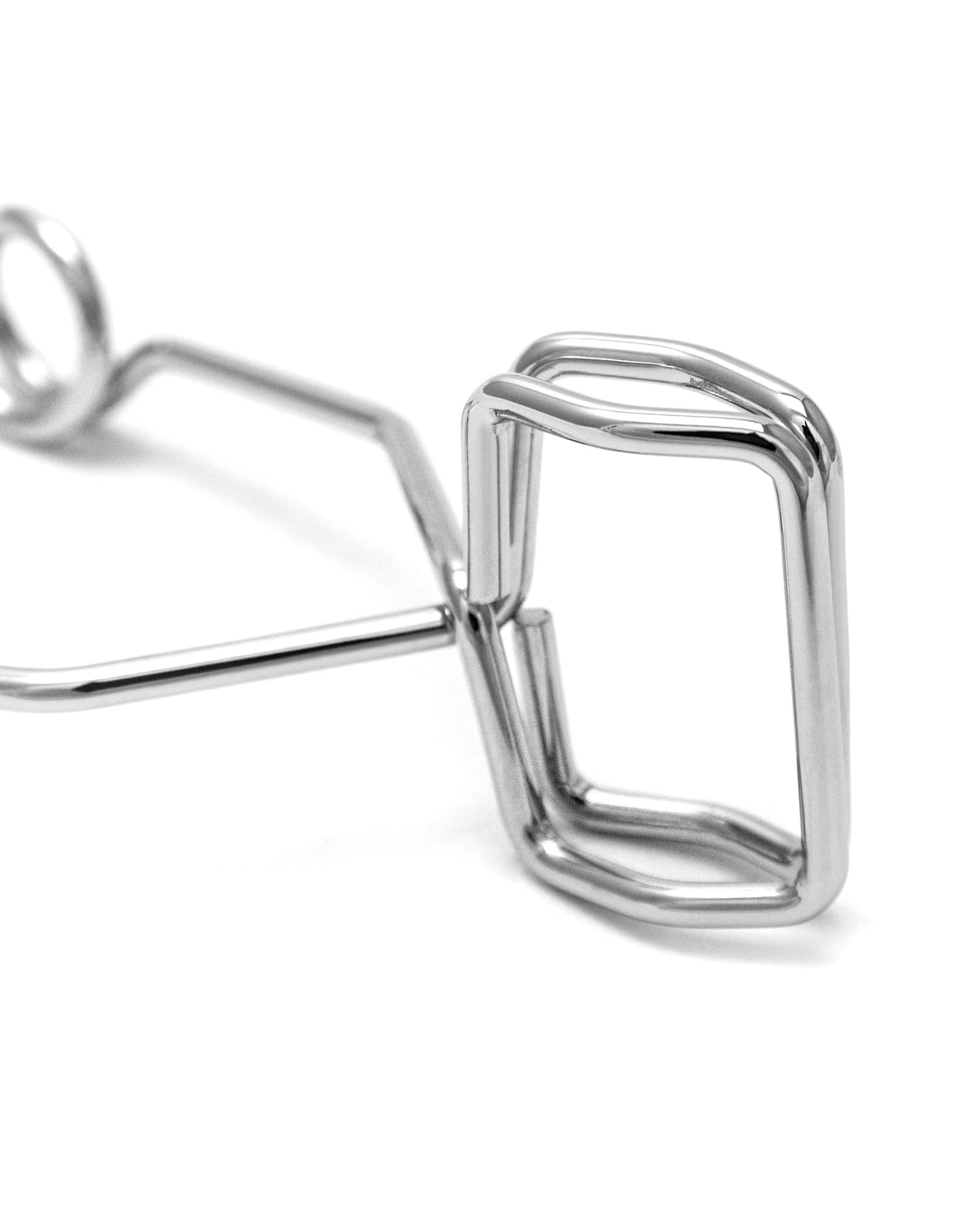 QWORK Lab Test Tube Clamp, 10 Pcs Chrome-Plated Spring Test Tube Clip with Finger Grip, 14.5cm(5-11/16in) Experiment Testing Holder Tool — Amazon image 3