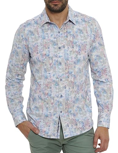Robert Graham Men's Delray Long Sleeve Knit Shirt