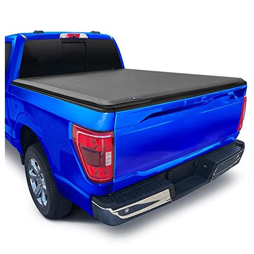 Tyger Auto T1 Soft Roll Up Truck Bed Tonneau Cover for 2009-2014 Ford F-150 Styleside 6.5' Bed TG-BC1F9023, Black