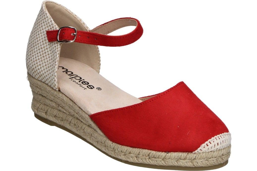 amarpies | Alpargatas Mujer – Yutes con Hebilla – Espadrilles Estilosos – Cuña Media y Cómoda – Versátiles – Modelo ACX26481