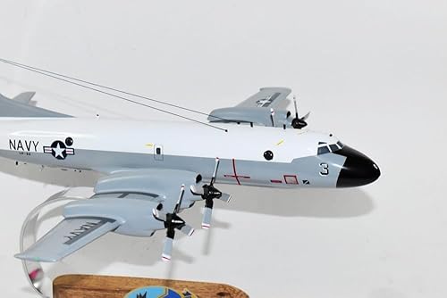 Miniatura 5 de Lockheed Martin® P-3B Orion, Gansos azules VP-22, modelo a escala de caoba