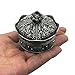 AVESON Creative Vintage Metal Alloy Crown Design Jewelry Box Ring Trinket Case Christmas Birthday Gift, Small