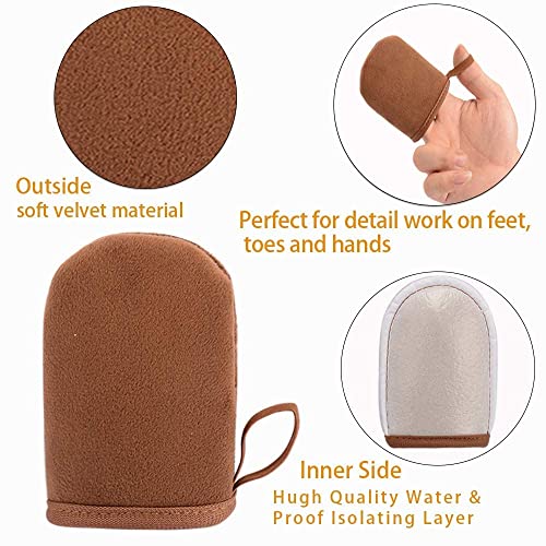 Steugo Self Tanning Mitt Applicator Mit Sunless Tanning Mitten Self Tanner Mitt Self Tan Mitt Self Tanner Applicator Mitt Tan Applicator Mitt With Thumb Ultra Soft Tanning Glove Self Tanner Gloves #TOP2