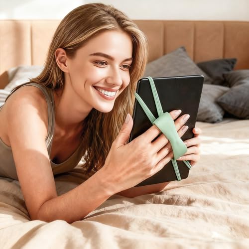 RUGBOL Handgurt Set, 3 Stück, Stretchbarer und Komfortabler Halter für Tablet-PCs, Ideal für das Lesen im Bett oder im Freien, Geeignet für Geräte von 4-8 Zoll