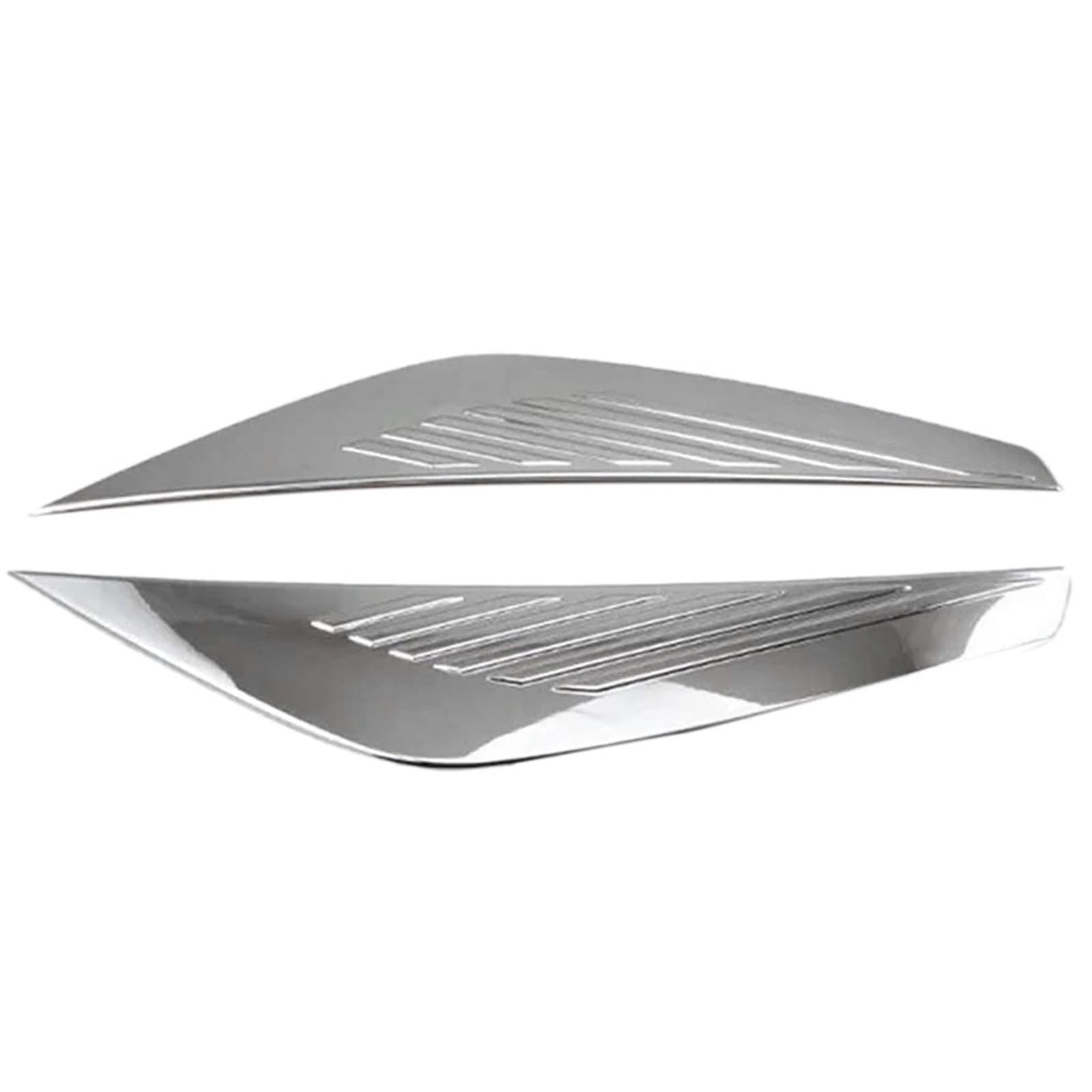 adesivi per sopracciglia automatici Copertura for faro anteriore in ABS cromato, for Ford Escape Kuga 2017-2018.