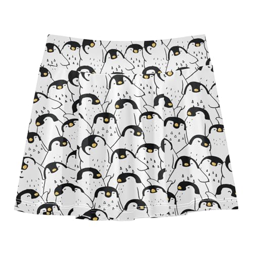 Girls Skorts High Waist Athletic Skirts with Shorts Stretchy Teens Performance Tennis