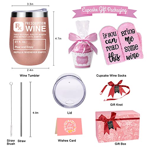 Nurse Gifts Set For Women - Nurse Wine Tumbler Cup Mug With Lid 12Oz - Funny Gifts For Medical Assistant, Nurse Practitioner, Pharmacy, Doctors, Pharmacist, Rx, Lpn, Rn, Cna, Nursing School Graduation #TOP5