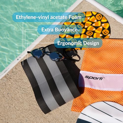 image for Sporti Swim Training Combo Set, Ergonomic Power Paddles (Medium) and P