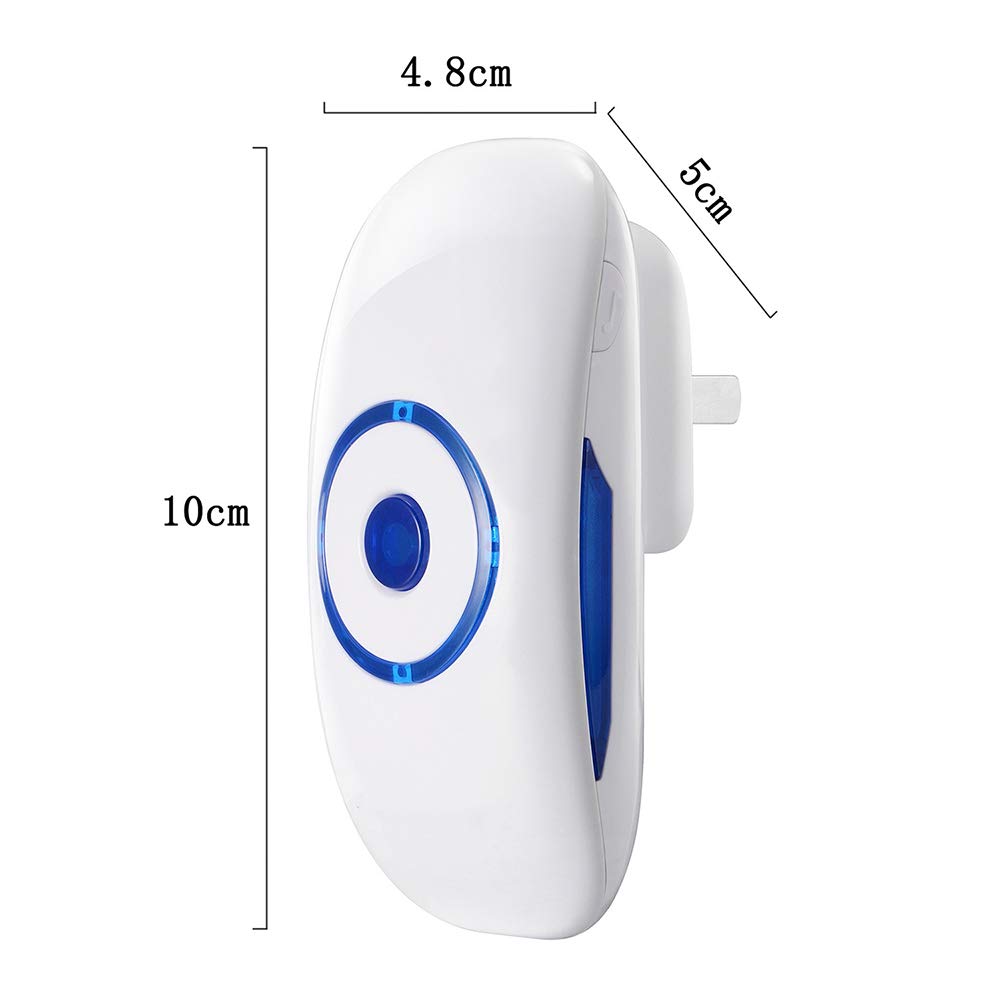 Luce del sensore di Movimento, degli Stati Uniti Socket Plug-in Night Lights, LED Bianco Caldo, di Ottimo rendimento, Lampada per i Bambini, i Bambini, disimpegno, Bagno, Scale (2 Pezzi)