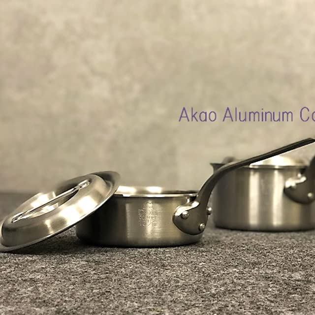 Amazon｜アカオアルミ DON片手浅型鍋 24㎝ アルミニウム合金、ハンドル