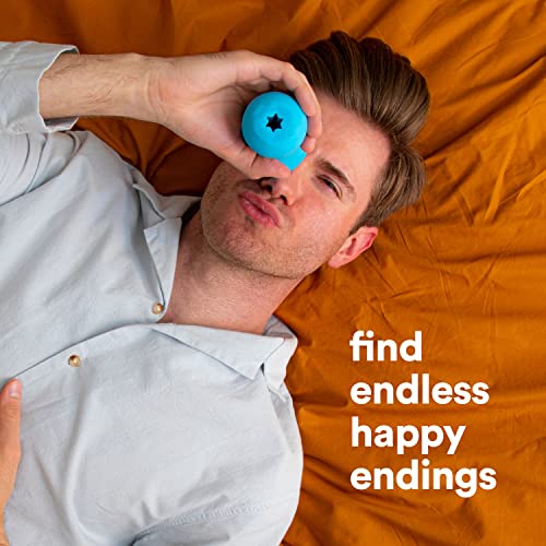 Image of Hello Cake Stroker, Double-Sided Sex Toy for Men and Couples, Handheld Male Stroker with Dual Entrances - Soft, Squishy Exterior with Ribbed, Beaded Texture Interior, Easy to Clean & Use, Waterproof