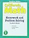 Houghton Mifflin Mathmatics California: Homework And Problem Solving Book Consumable Level 1