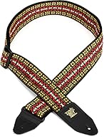 The world's number one polypro guitar strap is now available in an array of stylish jacquard patterns. California Weave design. Adjustable length from 41 to 72 inches. Machine-stitched leather ends. Polypropylene webbing provides comfort and durabili...