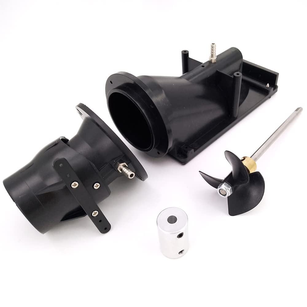 Pompa A Getto Per Modellismo RC – 40 Mm, 3 Pale, Compatibile Con Motori 775, Per Barche A Reazione, Nera - 2