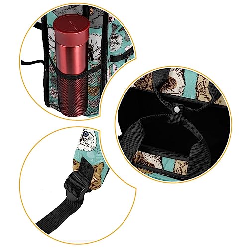 Sac à dos pour garçons multicolore avec bretelles réglables d'école - 2