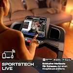 Sportstech F31s Profi Laufband für Zuhause I Premium APP via Bluetooth I LED & Tablethalterung I Deutsche Qualitätsmarke I 4.5 PS, 16 km/h - Fitness Treadmill klappbar bis 120 kg Nutzergewicht – Bild 5