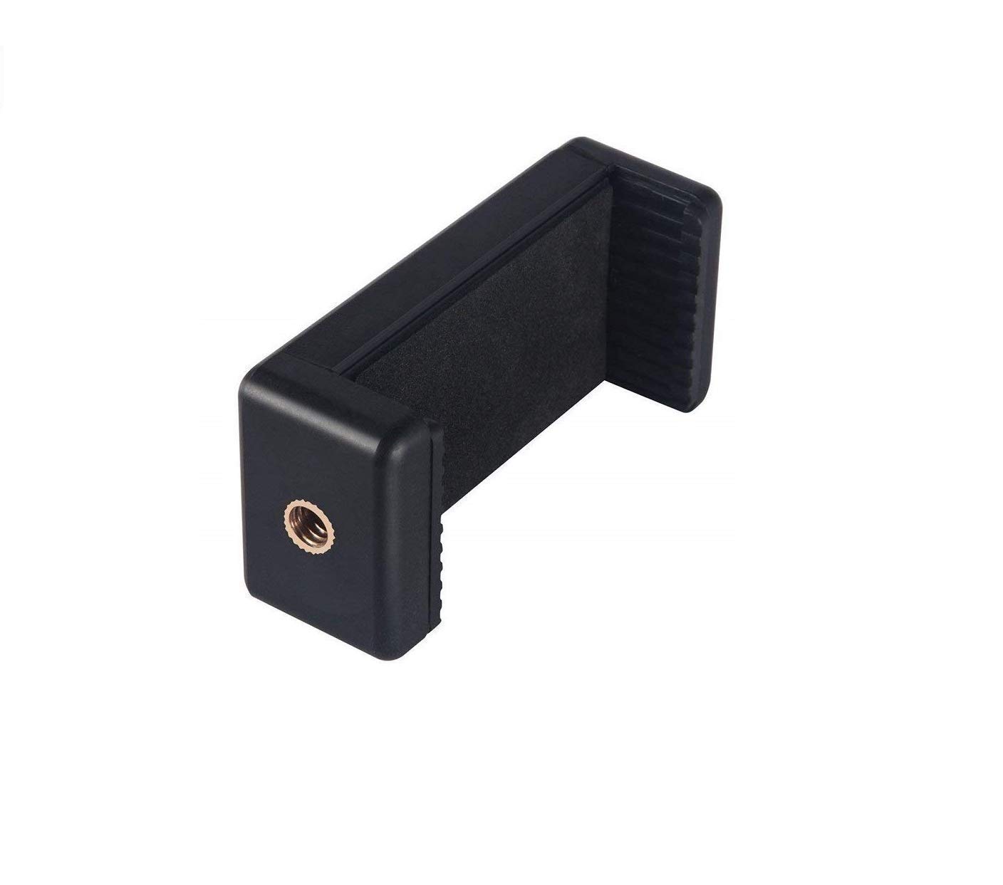 Systums Universal Monopod Holder Clip for Mobile Camera Holder and Tripod Mount Holder- Black