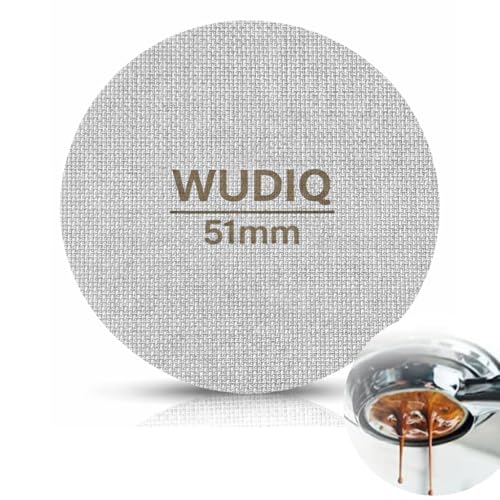 Image of Puck Screen 51mm Bottomless Portafilter 51mm Tamper Espresso Machine Accessories 51mm Portafilter Puck Screen Portable Filter Coffee Accessories for Coffee Bar