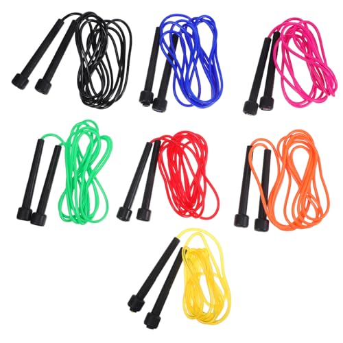 Corde à sauter fitness réglable PVC : lot 7 cordes sport GALPADA