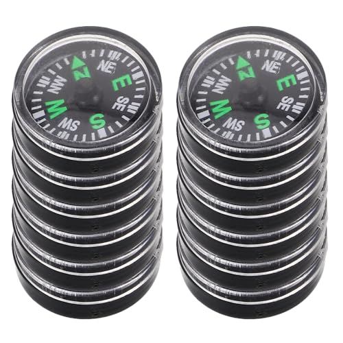 Brújulas de plástico 20 mm para senderismo 12 piezas