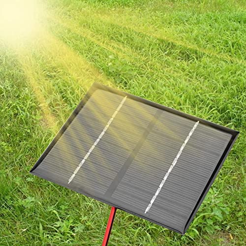 Niiyen Solarpanel-Batterie, 1,5 W 12 V Klasse A polykristallines Silizium-Solarpanel mit Clip-DIY-Kit für… – Bild 4