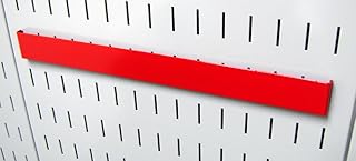 Wall Control 14in Accessory Hanger Tool Holder Bracket Pegboard Accessory Pegboard and Slotted Tool Board - Red