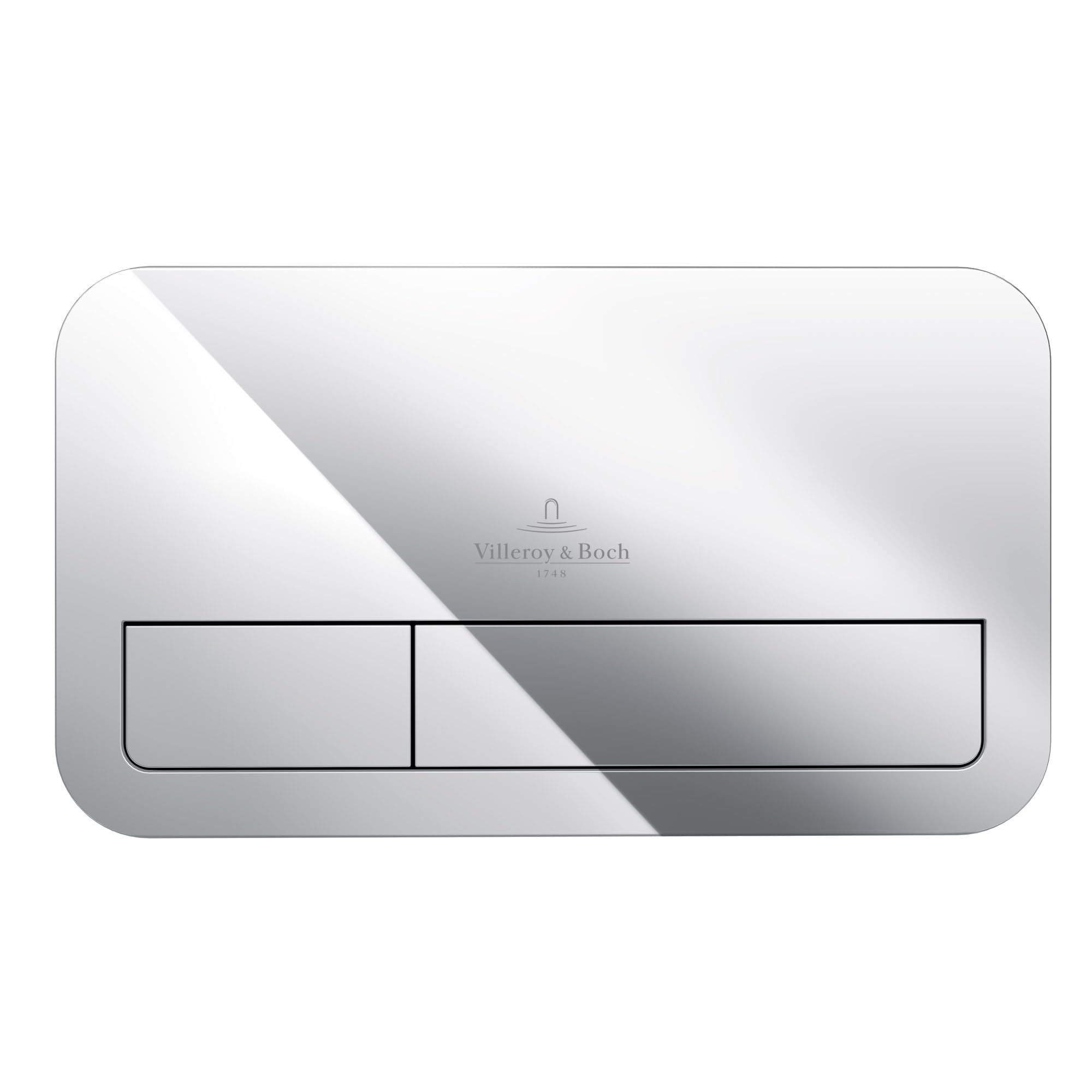 Villeroy & Boch ViConnect Plaque de déclenchement WC 200S, Chromé