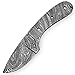 Hand Forged Damascus Steel Blank Blade 6.75" as Skinner Knife Making Supplies by CANUSA | AB05