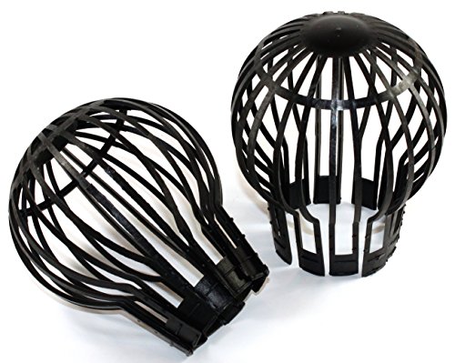 Preisvergleich Produktbild Blättersieb 6 Stück Fallrohrschutz -K&B Vertrieb- Laubstopp Laubschutz Regenrohrschutz Dachrinnenschutz 684