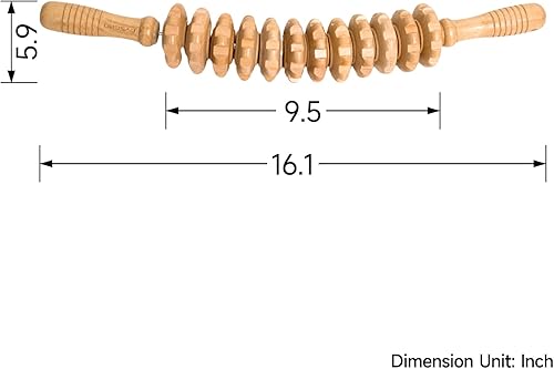 Miniatura 4 de Herramientas de masaje de terapia de madera para esculpir el cuerpo, masajeador de drenaje linfático, lanzador de fascia de madera curvada,