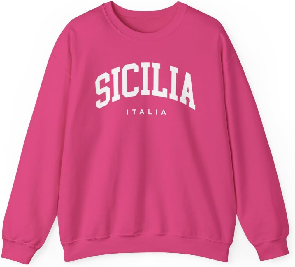 Sicily Italy Adult Unisex Crewneck Sweatshirt