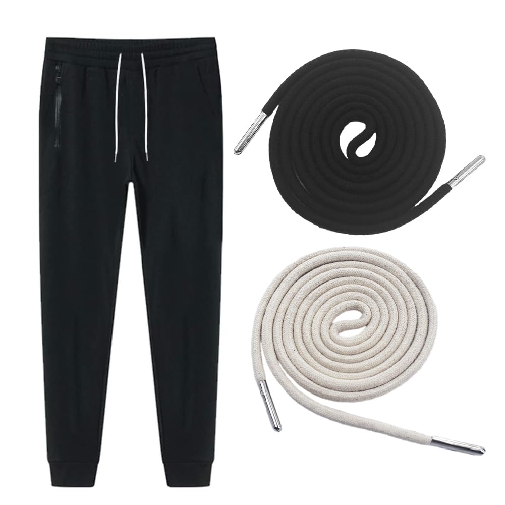 Yardenfun Lot De 12 Cordons De Serrage De Rechange Pour Sweats à Capuche Et Pantalons, Pour Pantalons De Survêtement, Shorts, Vestes Et Manteaux