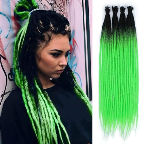 Kraler Green Dreadlock Extensions, 22