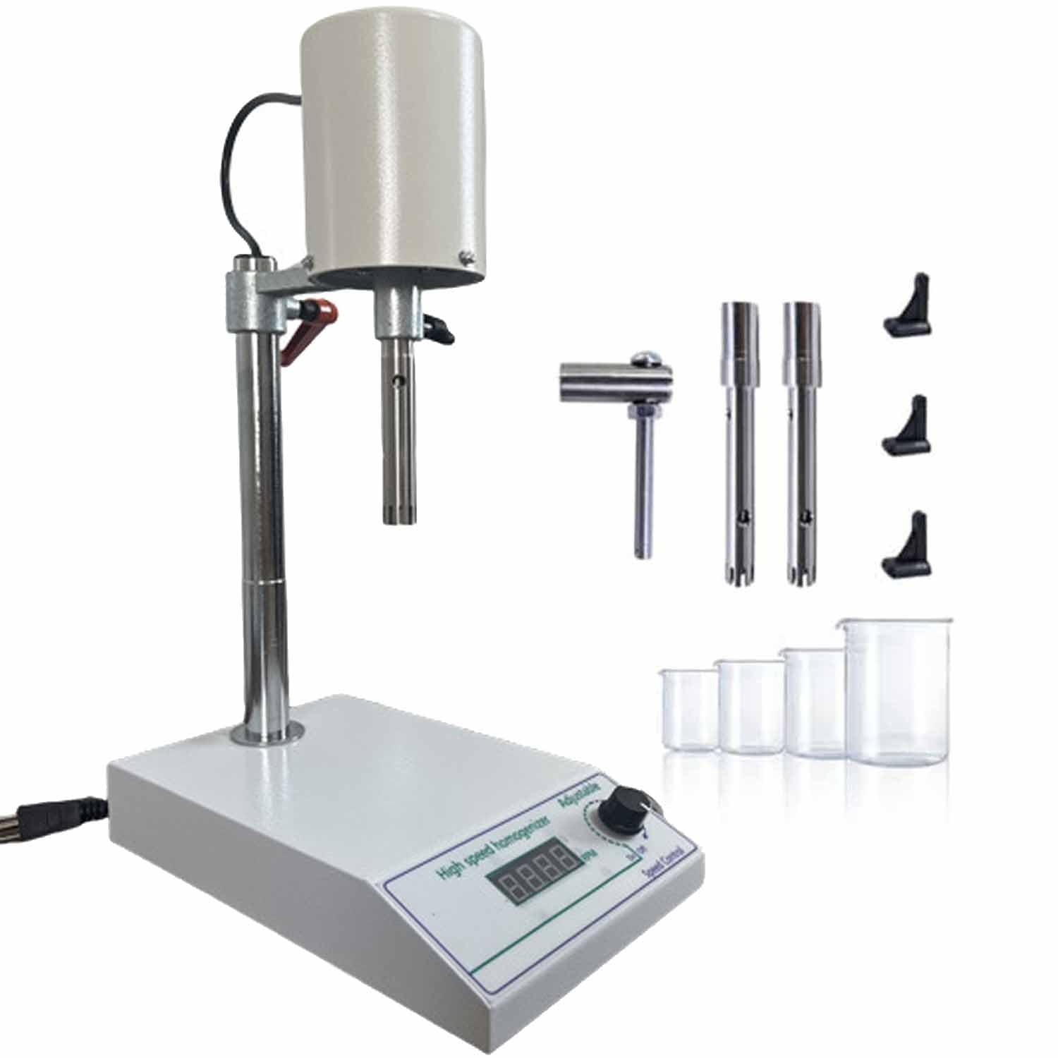 Mélangeur de laboratoire homogénéisateur avec 2 têtes pour dispersion et émulsification en R&D