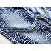 Maiyifu-GJ Jeans for Men Slim Fit Stretch Ripped Skinny Trousers Distressed Straight Leg Fashion Comfort Flex Waist Pants (GreyBlue1,30)