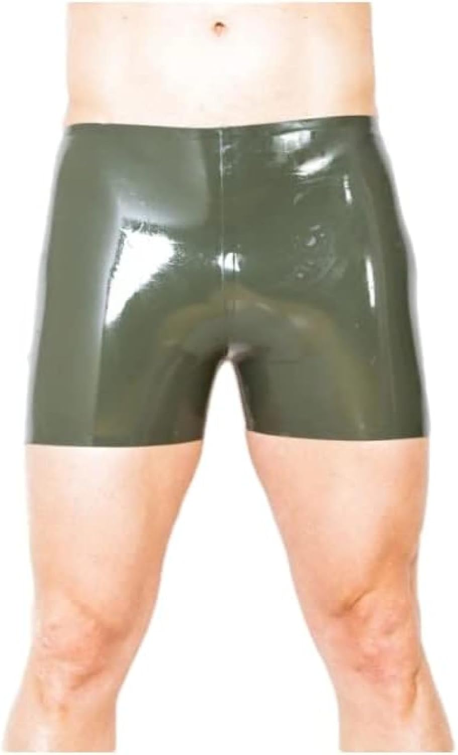 Latex Boxer Shorts Latex Rubber Seamed Shorts Underwear for Men Without Zipper,Custom Color,Large