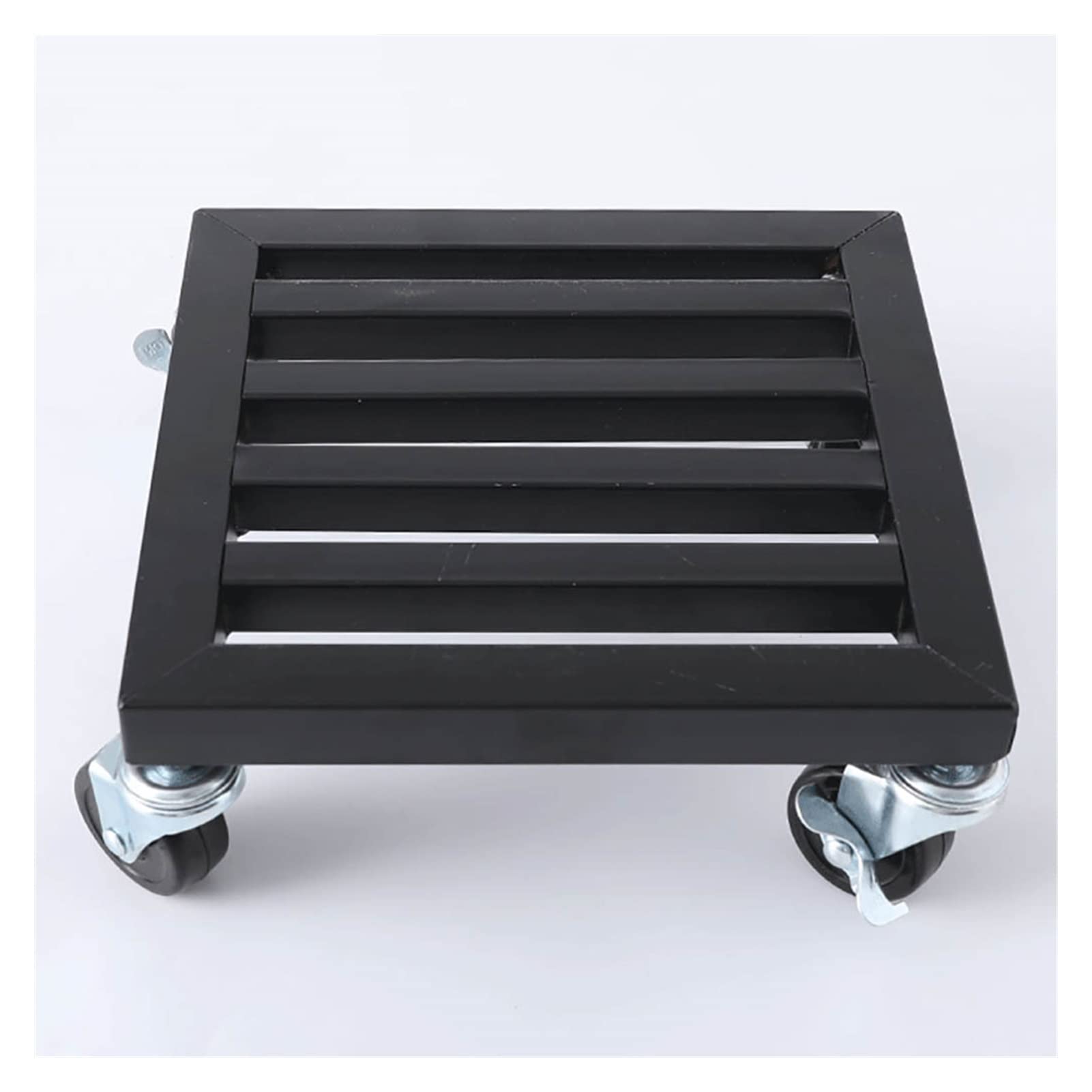 Chariot sous-verre de 30 cm support à pots noir robuste et résistant pour plantes lourdes