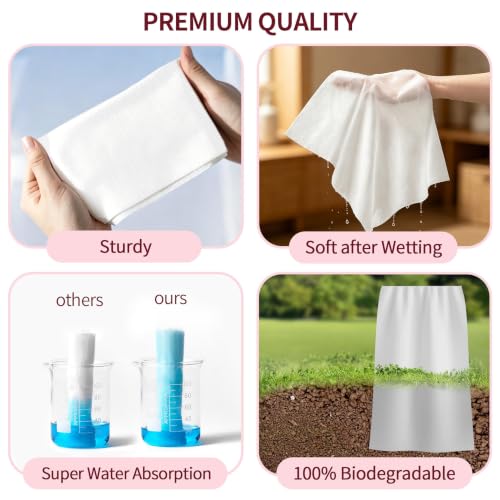 Image of Disposable Face Towels for All Skin, 240 Count (Pack of 3)
