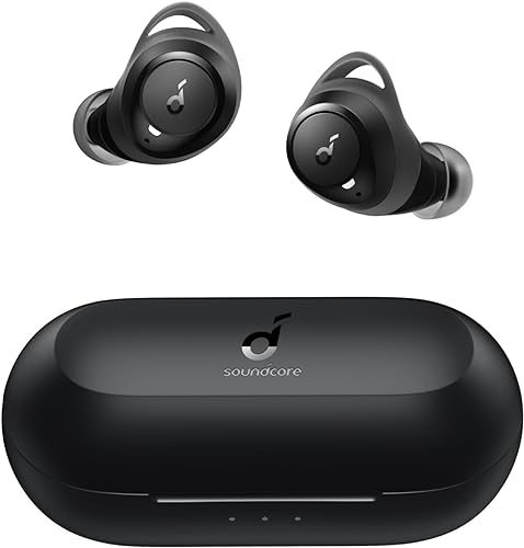 Soundcore by Anker Life A1 True Wireless Earbuds, potente sonido personalizado, 40 horas de reproducción, carga inalámbrica, carga rápida USB-C,