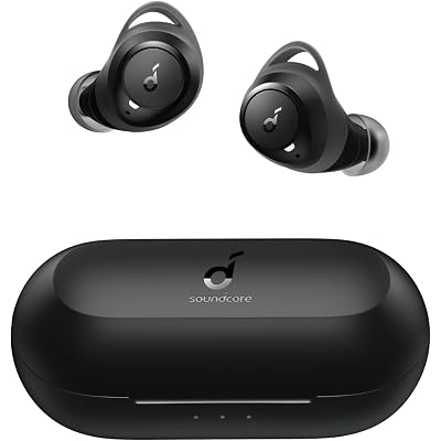Soundcore by Anker Life A1 True Wireless Earbuds, Powerful Customized Sound, 40H Playtime, Wireless Charging, USB-C Fast Charge, IPX7 Waterproof, Button Control, Bluetooth Earbuds, Commute, Sports